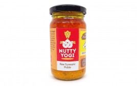 Nutty Yogi Raw Turmeric Pickle   Glass Jar  200 grams